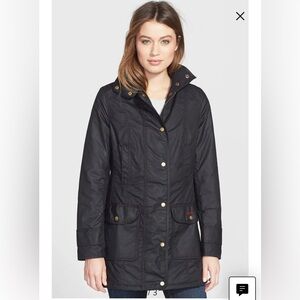 Barbour Squire Waxed Jacket with Quilted Lining